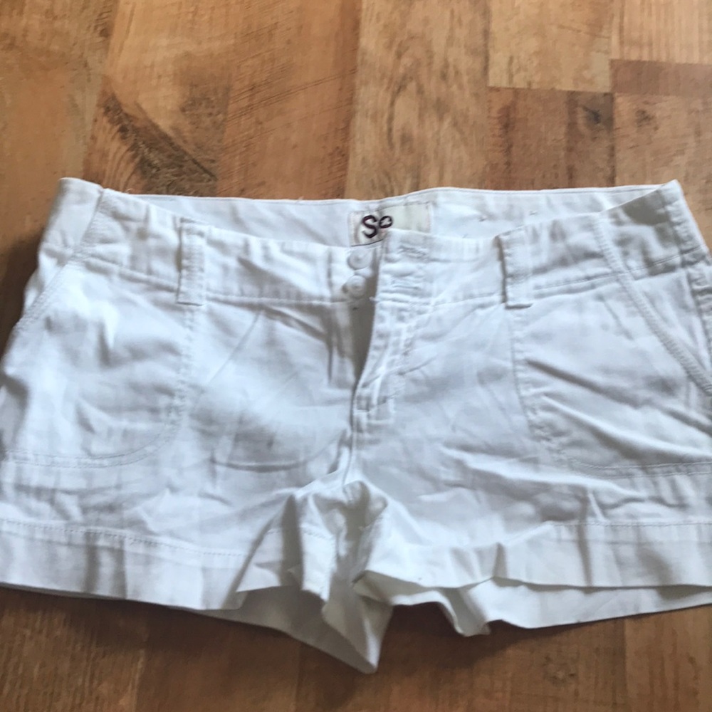 White shorts